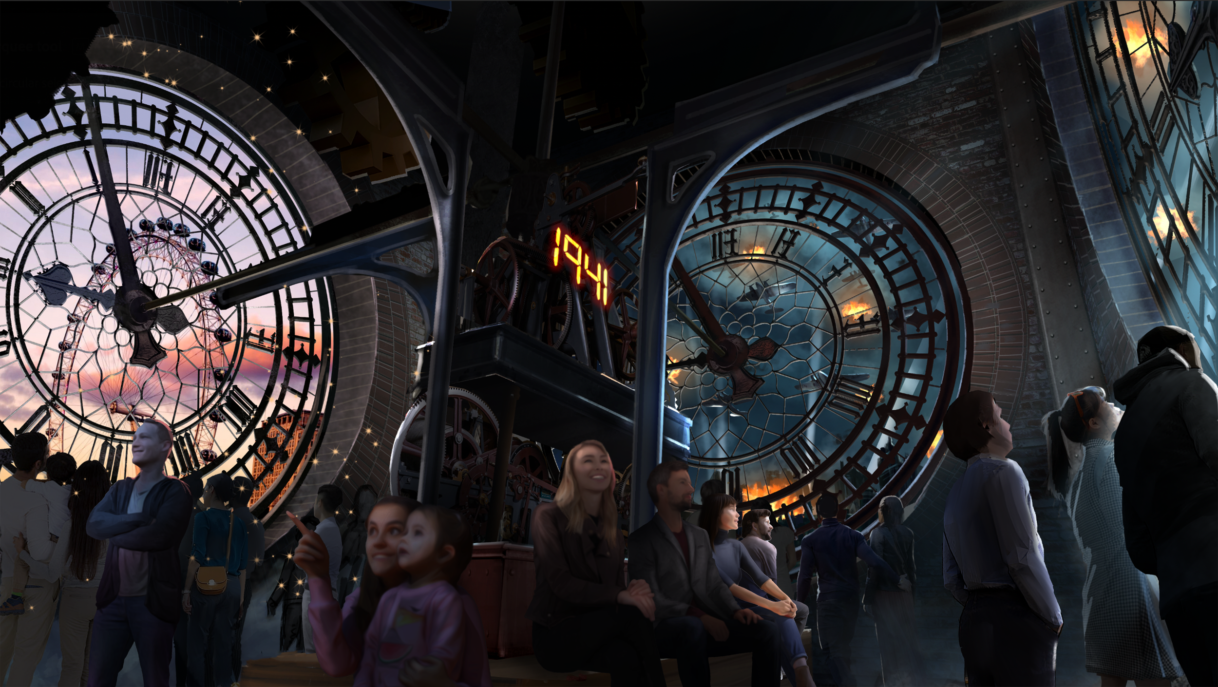 Faces of Time concept artwork